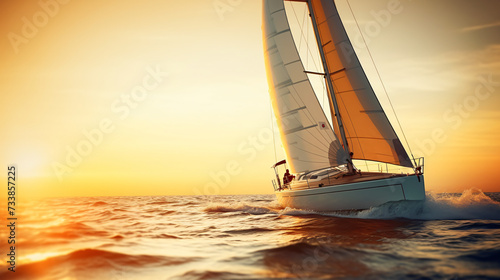 Sailing yacht © Fauzia