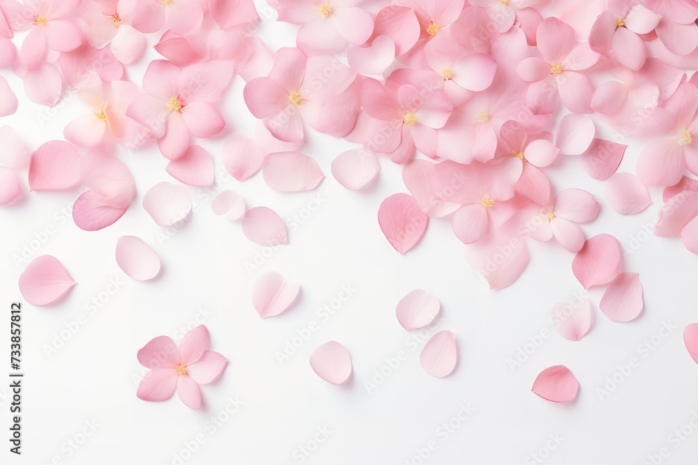 beautiful pink rose petals background