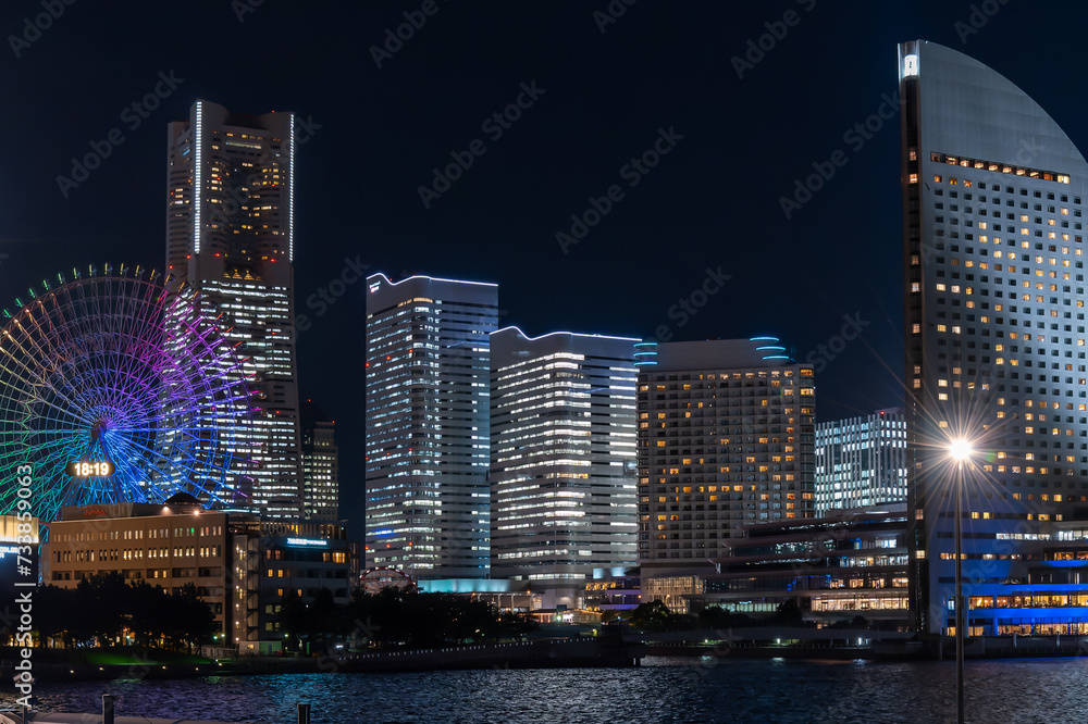 Obraz premium みなとみらいの夜景