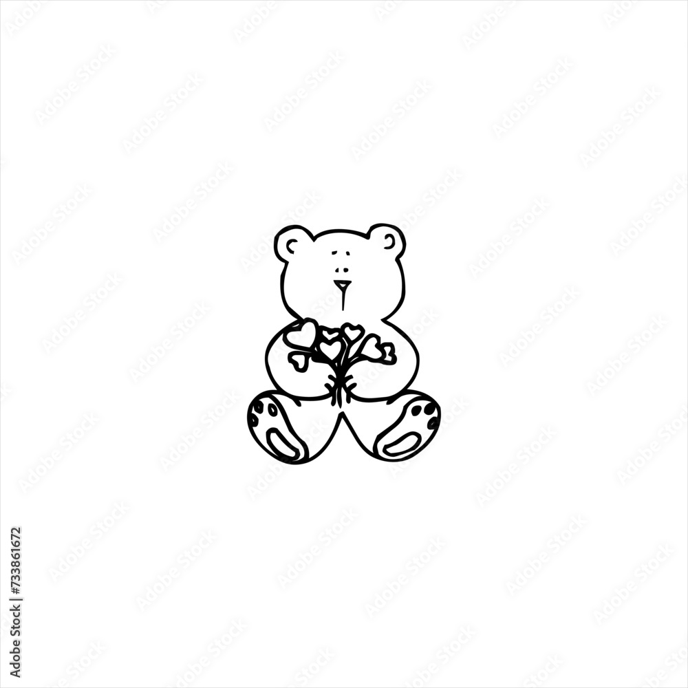 Illustration vector graphic of valentines icon