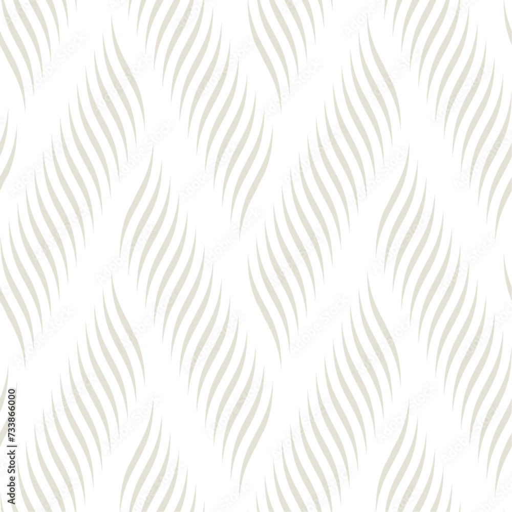 Seamless pattern with geometric waves. Endless stylish texture. Ripple monochrome background. Linear weaved grid. Thin interlaced swatch.	