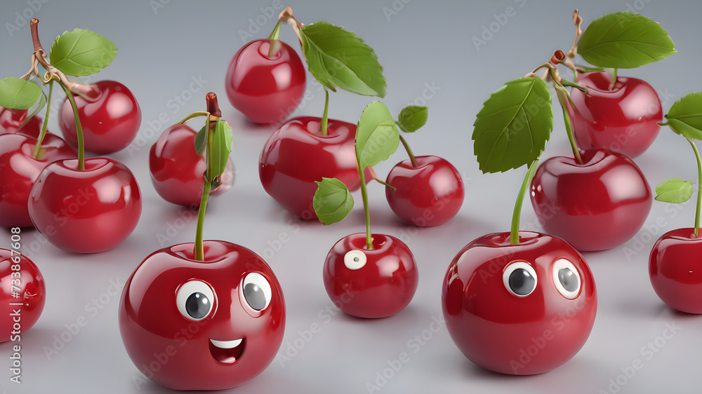 funny cartoon cherries funny cartoon cherries
