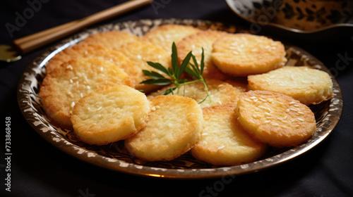 Cleavers, crispy and fluffy rice cookies from Japan.
