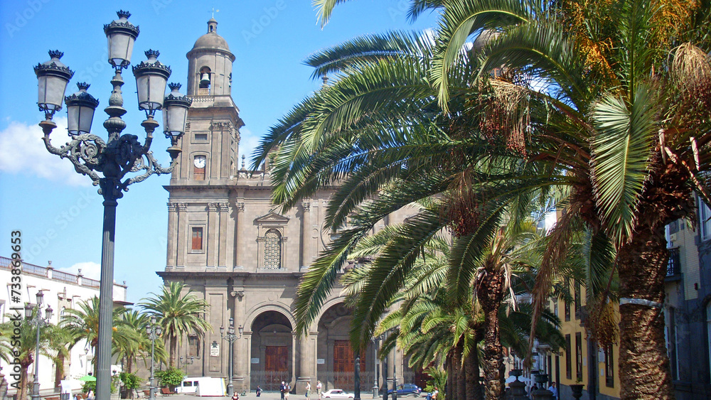 cathedral santa ana in old town Las Palmas de Gran Canaria