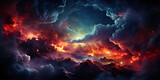 Gorgeous galactic clouds that create amazing patterns against the backdrop of endless s