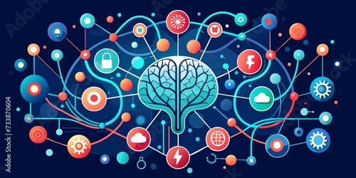 neural mind map for doctor and medical science