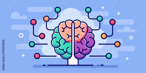 neural mind map for doctor and medical science