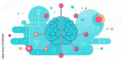 neural mind map for doctor and medical science