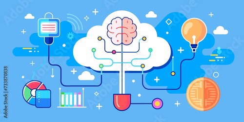 neural mind map for doctor and medical science