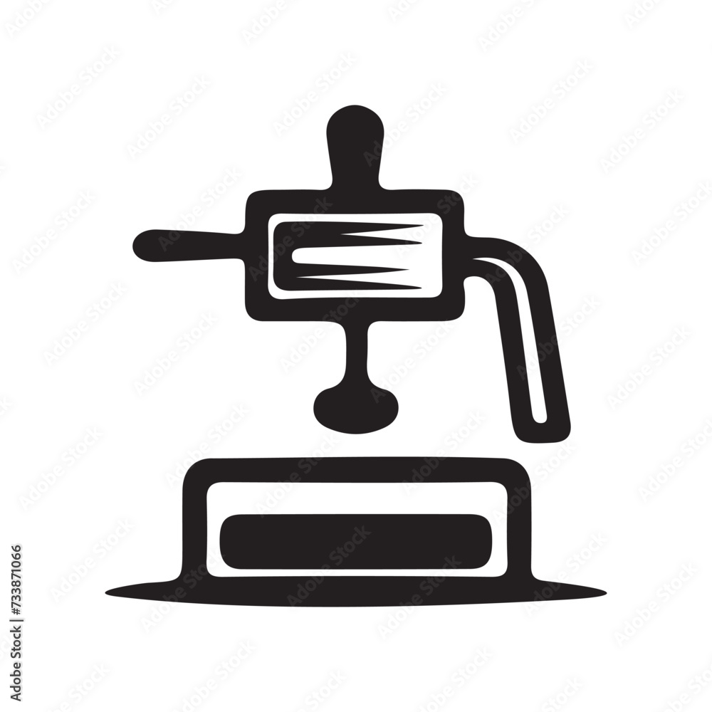 Coffee maker icon vector isolated on white background Coffee maker icon vector isolated on white background