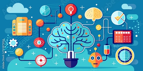 neural mind map for doctor and medical science