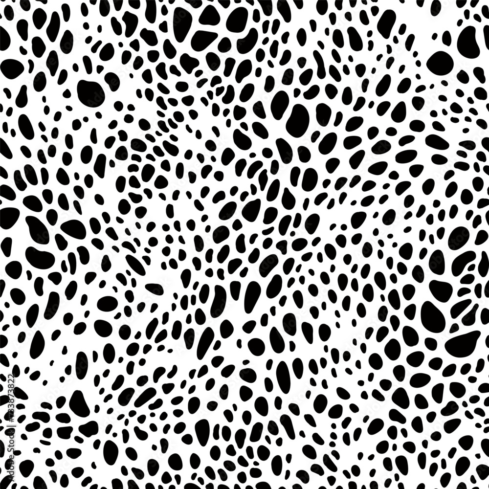 Seamless monochrome abstract pattern with spots. Abstract vector background. Seamless monochrome abstract pattern with spots. Abstract vector background.