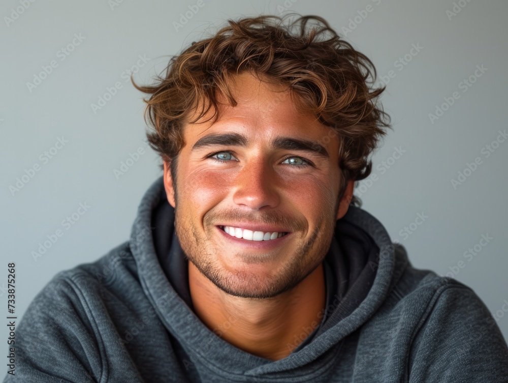 happy smiling caucasian man portrait, professional studio background happy smiling caucasian man portrait, professional studio background
