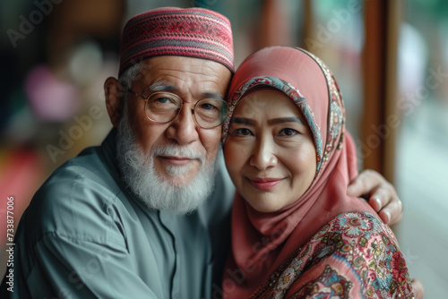 Elderly Muslim Couple's Journey of Faith and Love