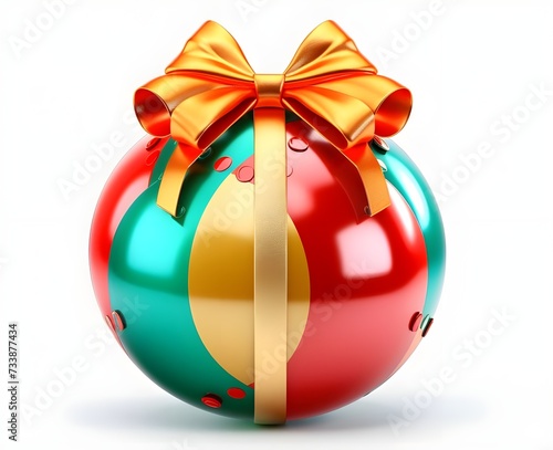 Christmas Colorful Round Ball Exquisite Gift Box