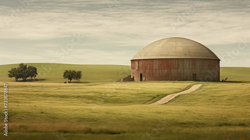 circular round barn photo
