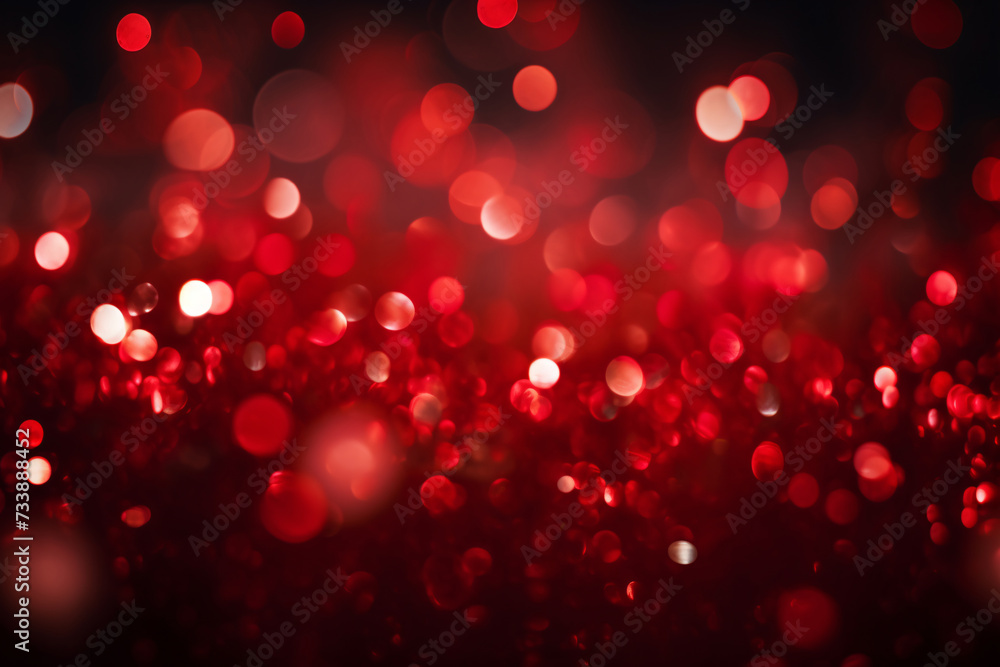 Abstract Bokeh Background with Red Glitter Lights Abstract Bokeh Background with Red Glitter Lights