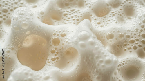 Close-Up Photo Highlighting the Texture of a Bubbly Foamy Surface