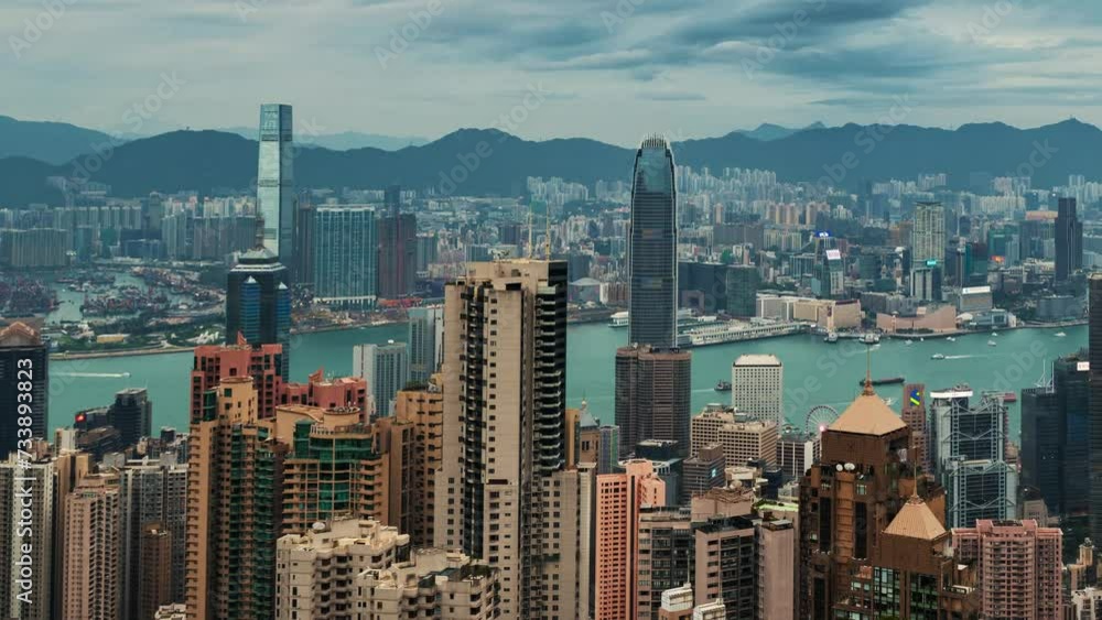Hongkong urban city skyline with skyscraper in China, Asia. Hongkong urban city skyline with skyscraper in China, Asia.