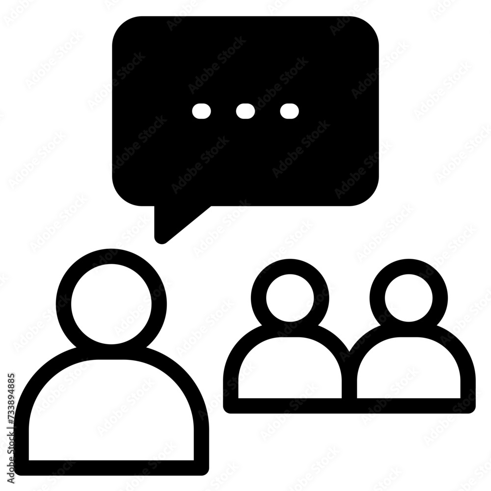 discussion, talk, communication icon discussion, talk, communication icon