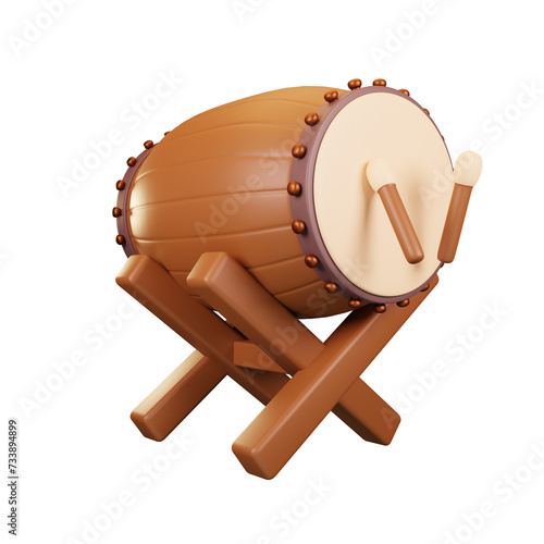 3d icon ramadan drums ramadan