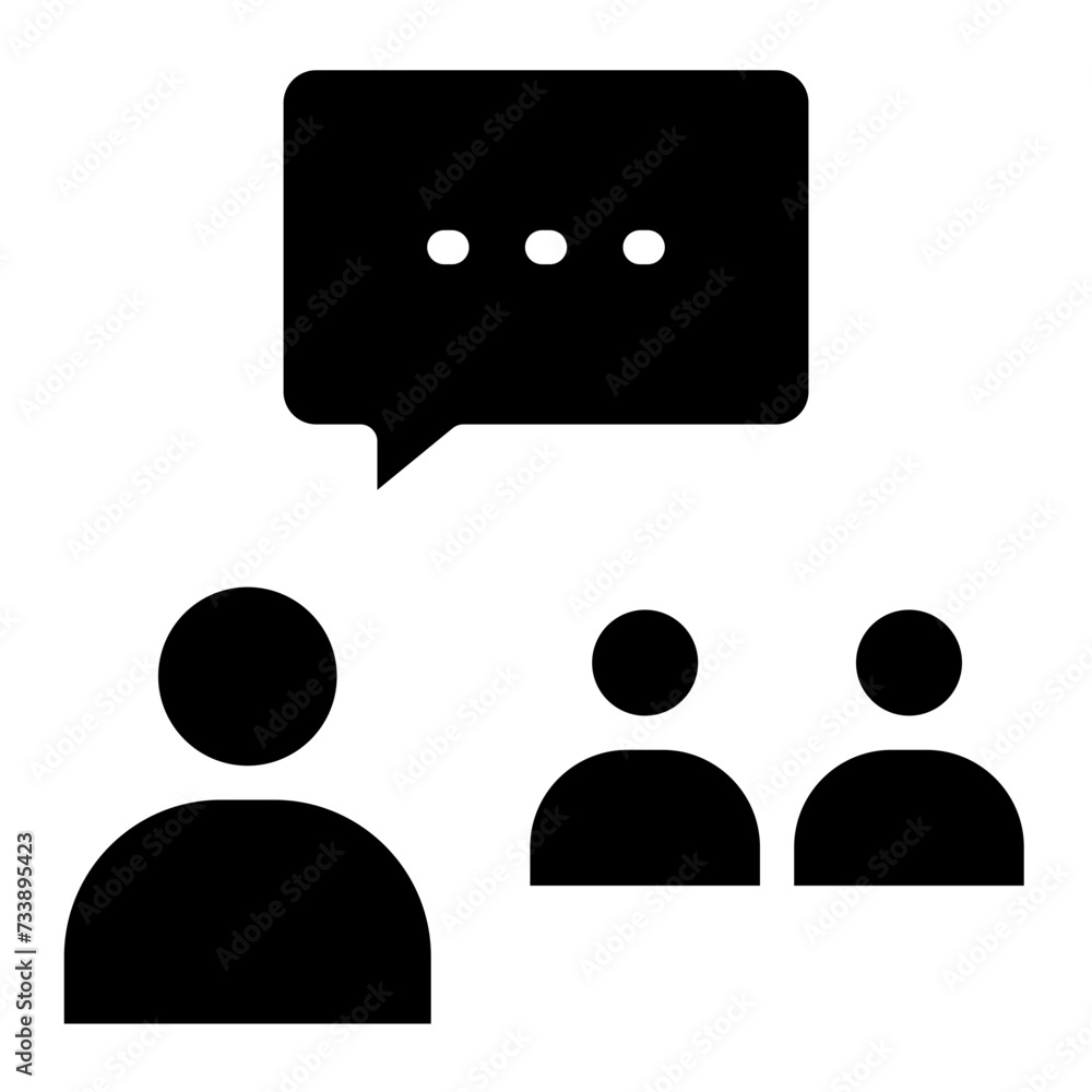 discussion, talk, communication icon discussion, talk, communication icon