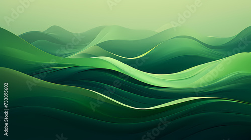 Abstract green nature landscape wallpaper background image