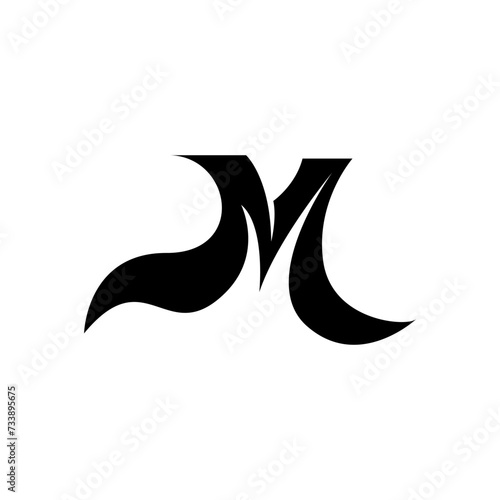 M logo icon concept
