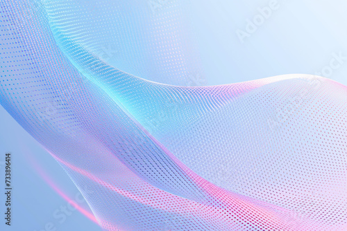 A minimalist abstract background with a subtle gradient mesh pattern, blending from cool blues to warm pinks, embodying modern simplicity 