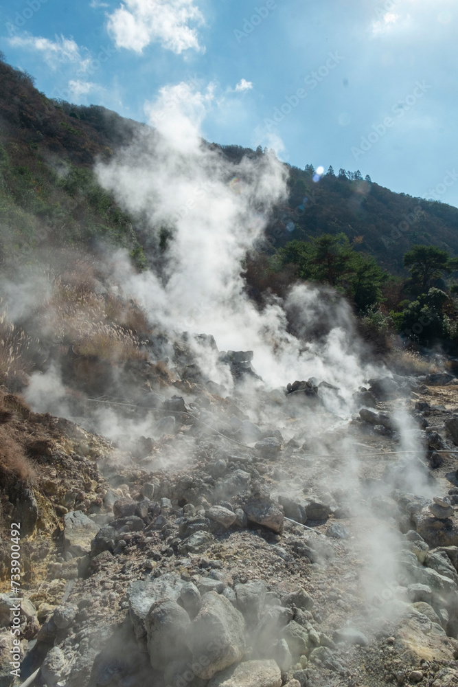 Sulfur-Scented Hot Spring Resort with Hellish Vibes