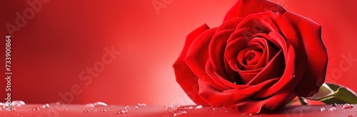 very beautiful red roses on a red background
