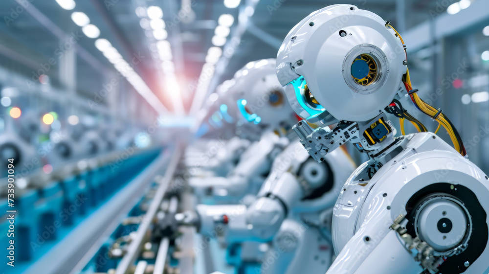 Humanoid Robots on Production Line Humanoid Robots on Production Line