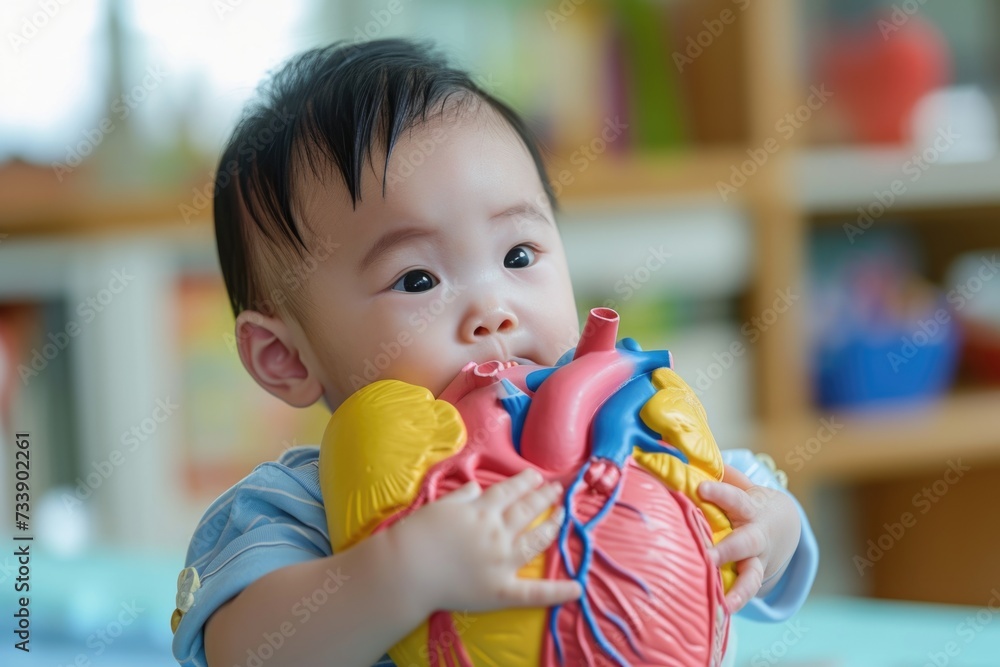 Asian infant heart health campaign for Congenital Heart Defect awareness