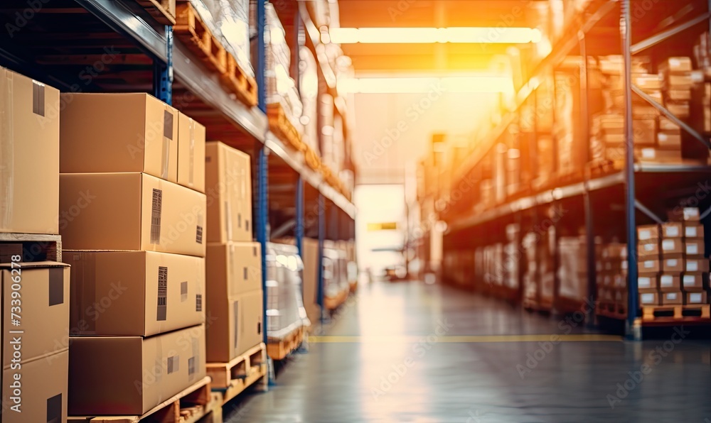 A Multitude of Boxes in a Spacious Warehouse A Multitude of Boxes in a Spacious Warehouse