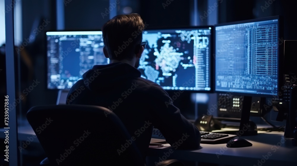 Programmers sit in front of the computer and write the source code and make changes to it Programmers sit in front of the computer and write the source code and make changes to it