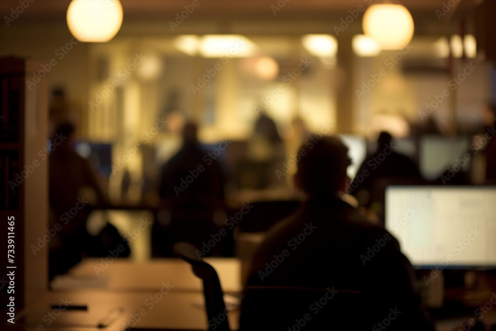 blurred background of office blurred background of office