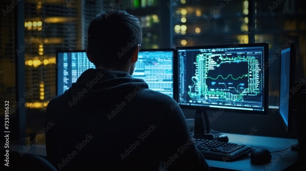 Programmers sit in front of the computer and write the source code and make changes to it Programmers sit in front of the computer and write the source code and make changes to it
