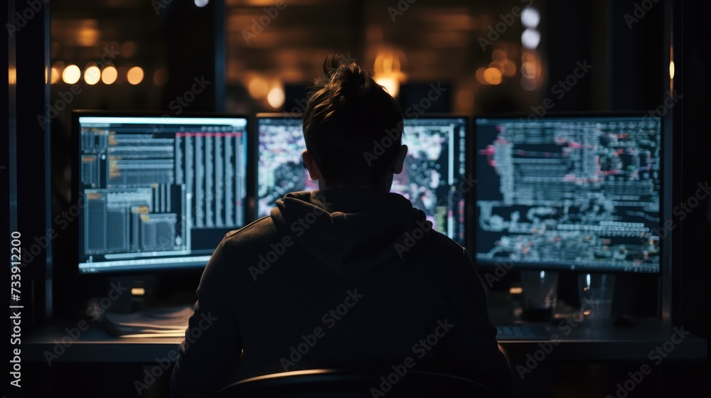 Programmers sit in front of the computer and write the source code and make changes to it Programmers sit in front of the computer and write the source code and make changes to it