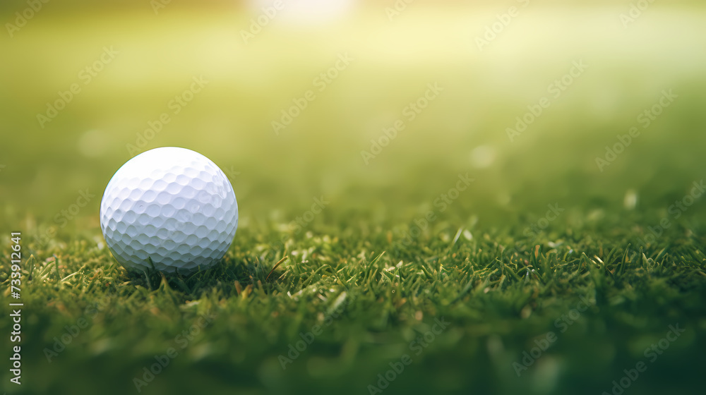 Obraz premium Golf background, explore the wonderful world of golf