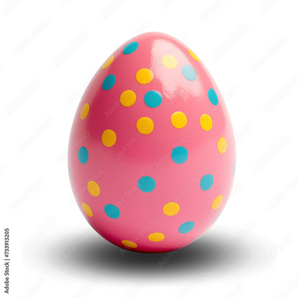 Pink Easter egg on transparent background Pink Easter egg on transparent background