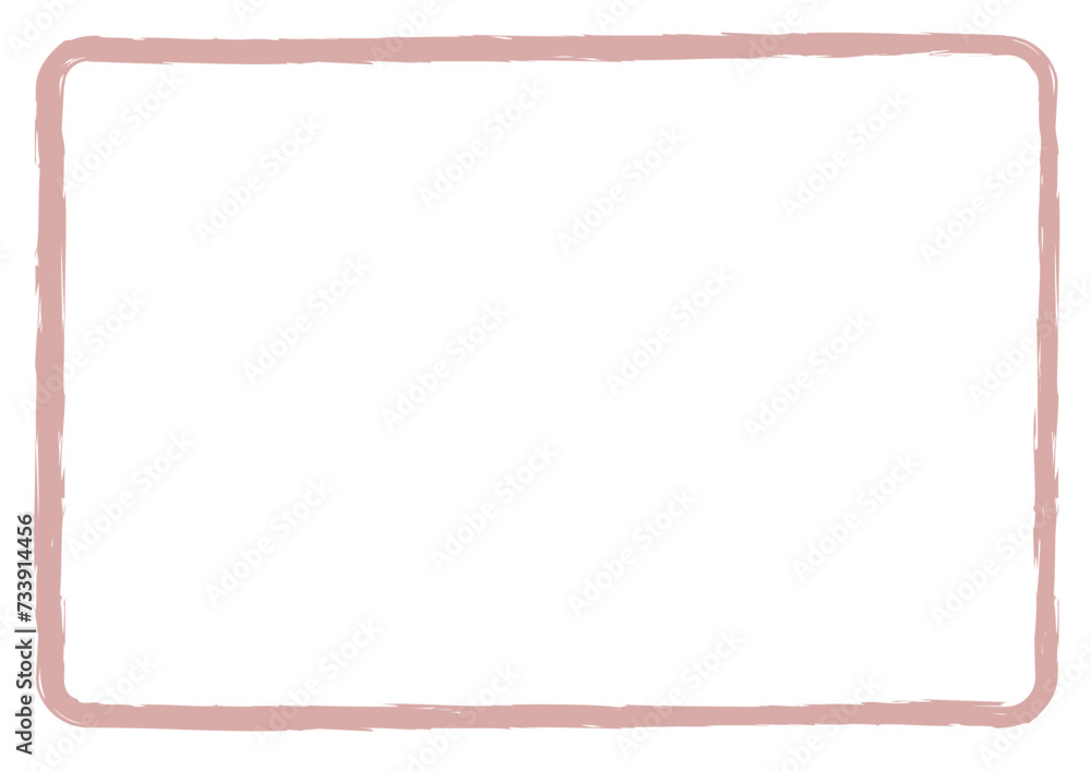 frame with rounded corners , vector Grunge square border, grunge frame for yor text and photo, on white background. frame with rounded corners , vector Grunge square border, grunge frame for yor text and photo, on white background.