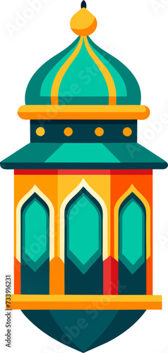 ISLAMIC LENTERN LOGO CREATED BY GENERATIVE AI