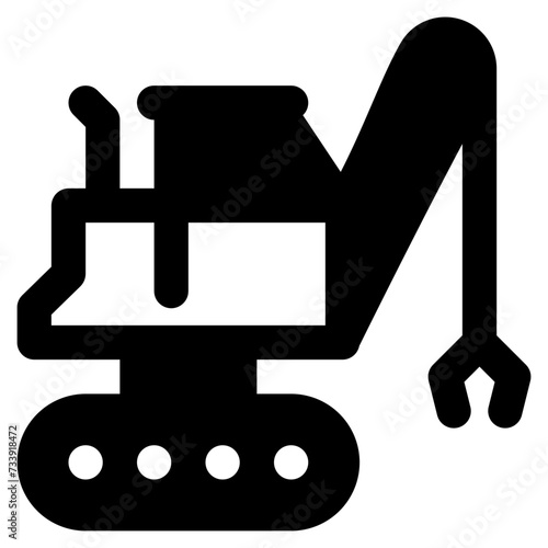 clamshell vector glyph icon