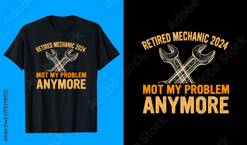 Retired t-shirt design