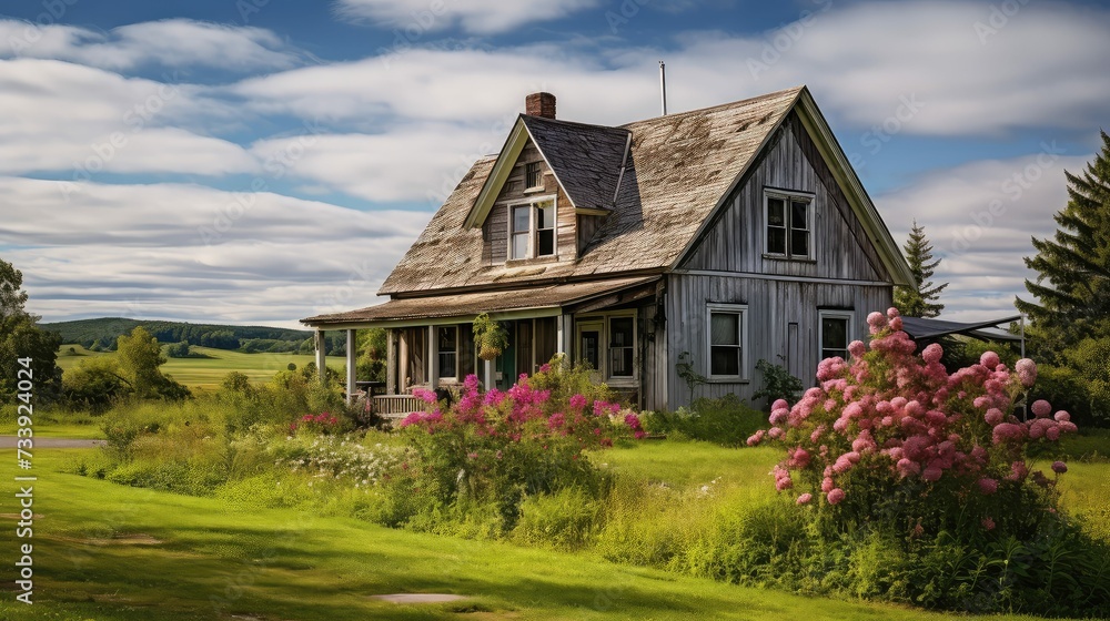 country farm house frame
