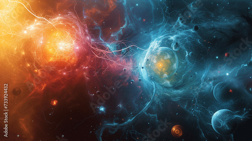 Cosmic Dance of Planetary Nebulae and Stellar Dust