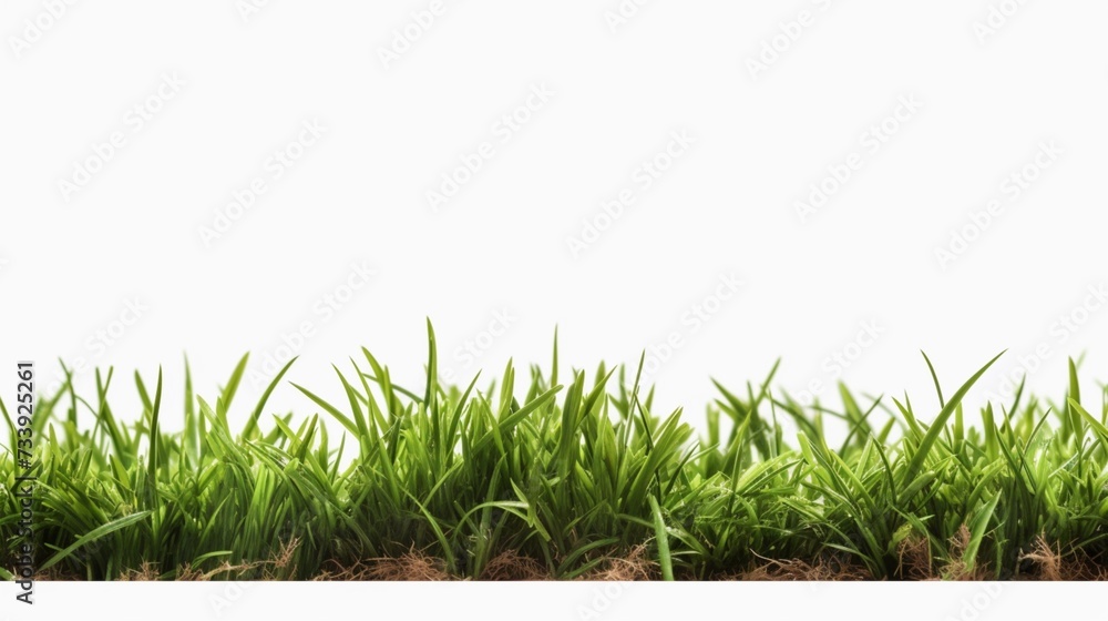 Cut out green grass field transparent backgrounds AI generative Cut out green grass field transparent backgrounds AI generative