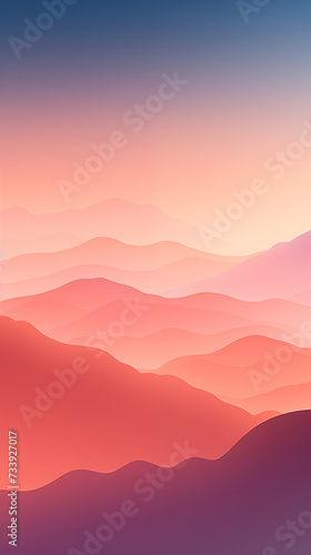 Beautiful mountain scenery background material 