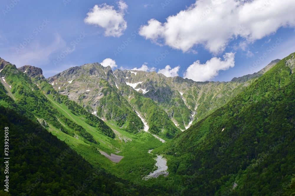 Obraz premium 北アルプス 上高地 夏景色