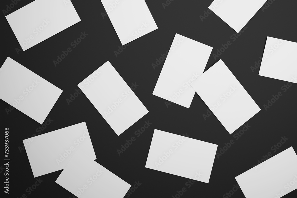 Businesscard mockup(真俯瞰名刺複数枚 / 黒背景モックアップ) Businesscard mockup(真俯瞰名刺複数枚 / 黒背景モックアップ)